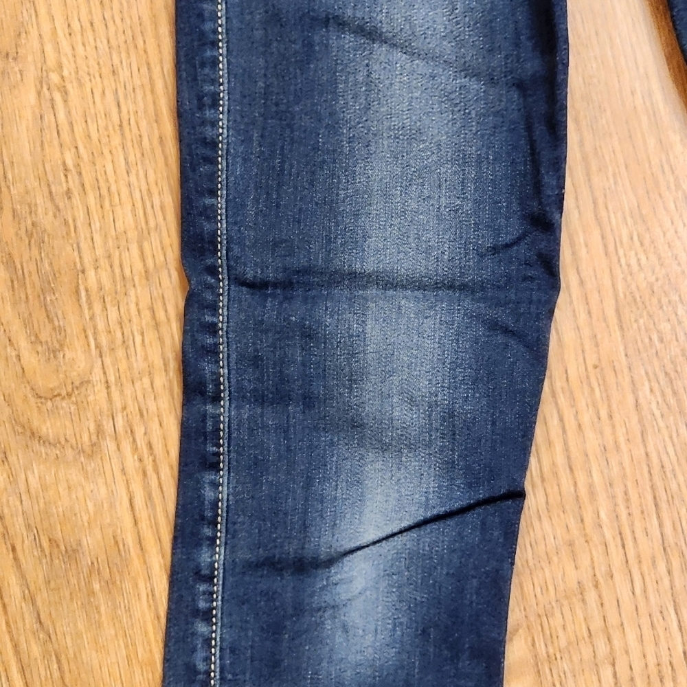 Hollister Dark Wash High Rise Women's Blue Jean Leggings Size 7L W28 L30 - Picture 4 of 13